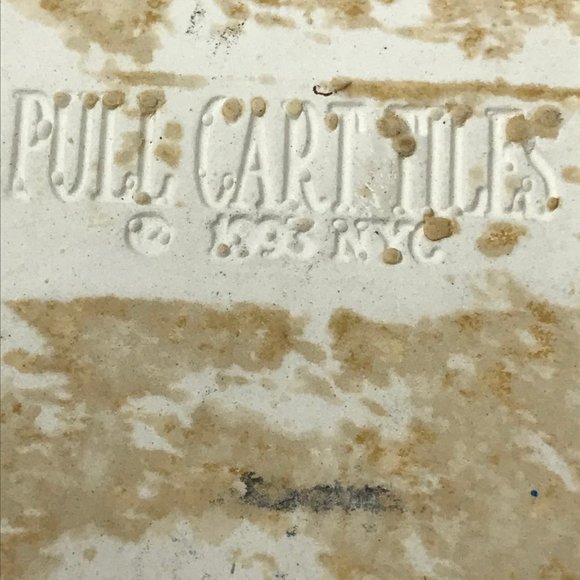 VINTAGE - PULL CART NYC Decor 1990's Serving Decorative Trivet Tomato in a Vine - Picture 8 of 10